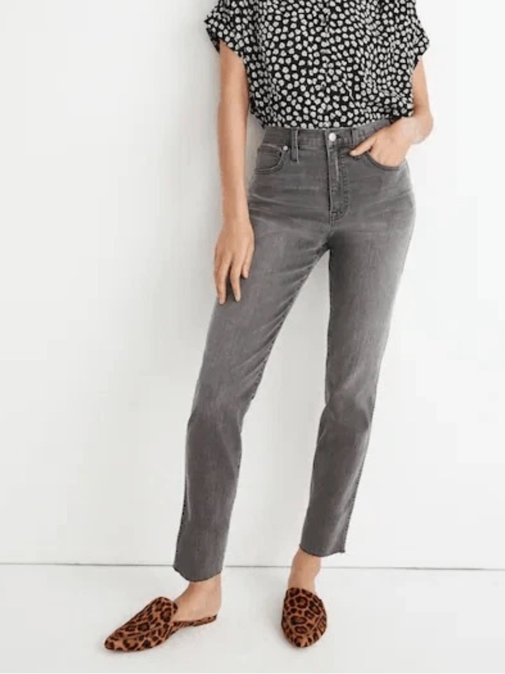 Madewell Stovepipe Raw Hem Jeans - 27